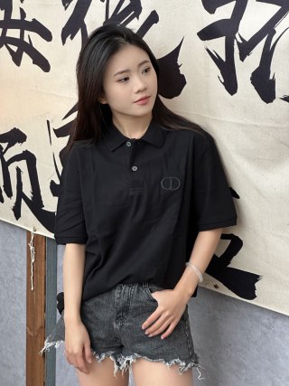 Fred Perry Women's Black Polo Shirt with Embroidered Logo view 8