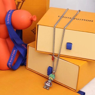 Louis Vuitton x Nigo Duck Enamel Pendant Necklace - Green & Red view 6