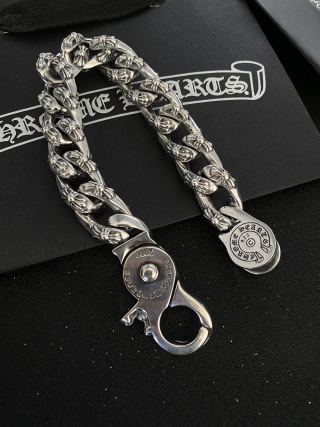 Chrome Hearts Cross Chain Bracelet Silver view 6
