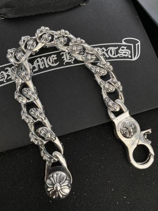 Chrome Hearts Cross Chain Bracelet Silver view 7