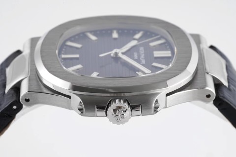 Patek Philippe Nautilus Black Dial Steel Watch view 6