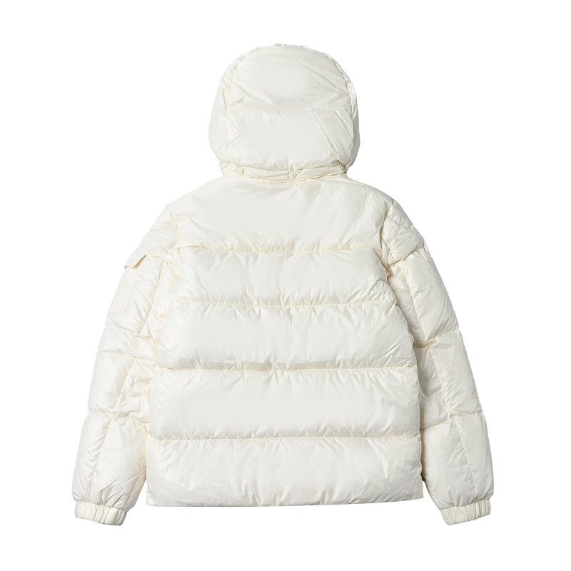 Chanel Cream Puffer Down Jacket view