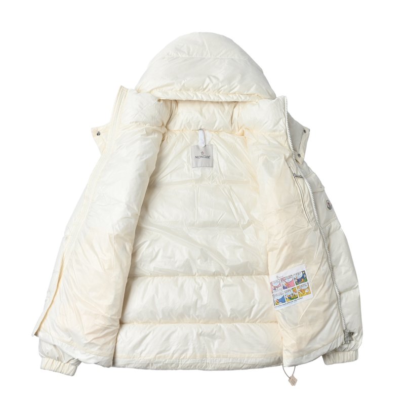 Chanel Cream Puffer Down Jacket view