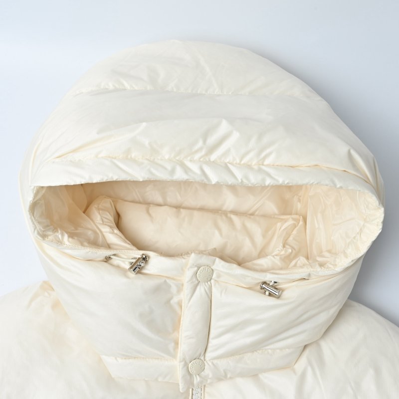 Chanel Cream Puffer Down Jacket view