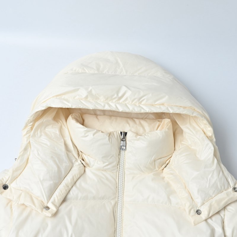Chanel Cream Puffer Down Jacket view