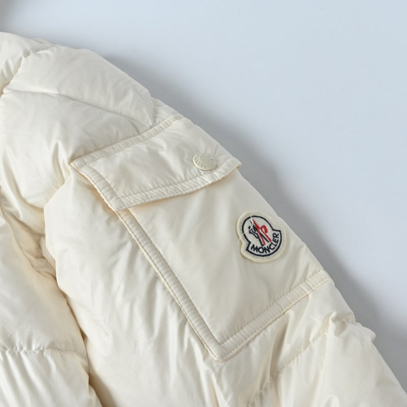 Chanel Cream Puffer Down Jacket view