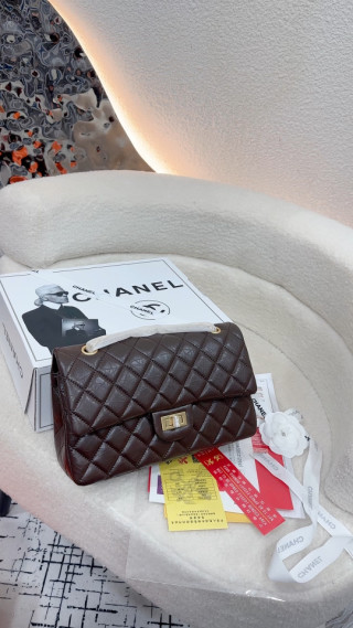 Chanel Quilted Leather Shoulder Bag - Burgundy video