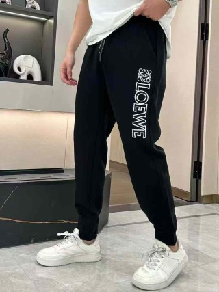 Loewe Black Logo Jogger Pants view 4