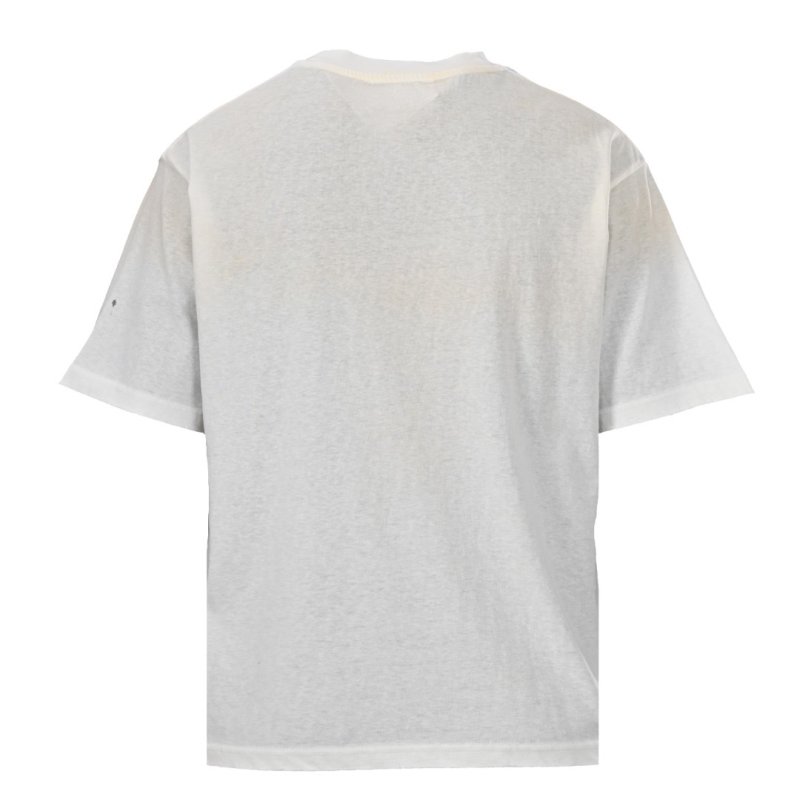 Cream Graphic Print Short Sleeve T-Shirt view