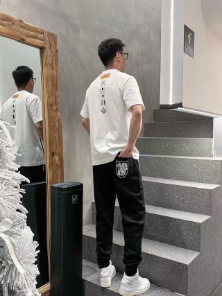 Black Premium Relaxed Fit Trousers view 2