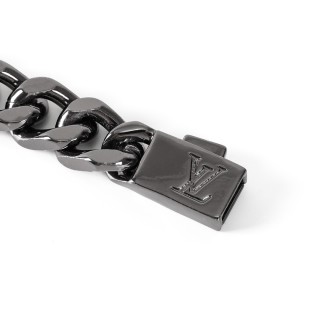 Louis Vuitton Monogram Chain Links Bracelet Silver view 5