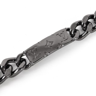 Louis Vuitton Monogram Chain Links Bracelet Silver view 6