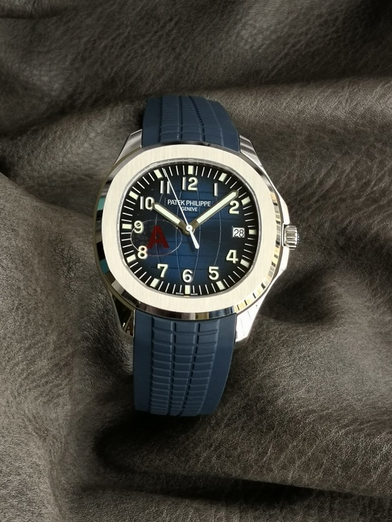 Patek Philippe Aquanaut 5168G Blue Dial Steel Watch