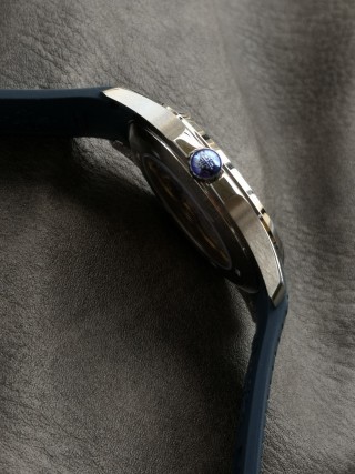 Patek Philippe Aquanaut 5168G Blue Dial Steel Watch view 7