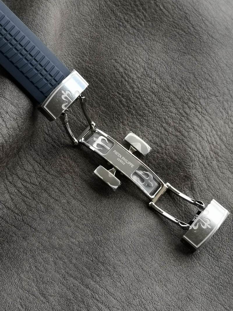 Patek Philippe Aquanaut 5168G Blue Dial Steel Watch view