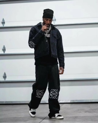 Loewe Anagram Black Denim Jeans view 8