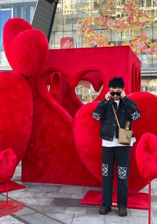 Loewe Anagram Black Denim Jeans view 9
