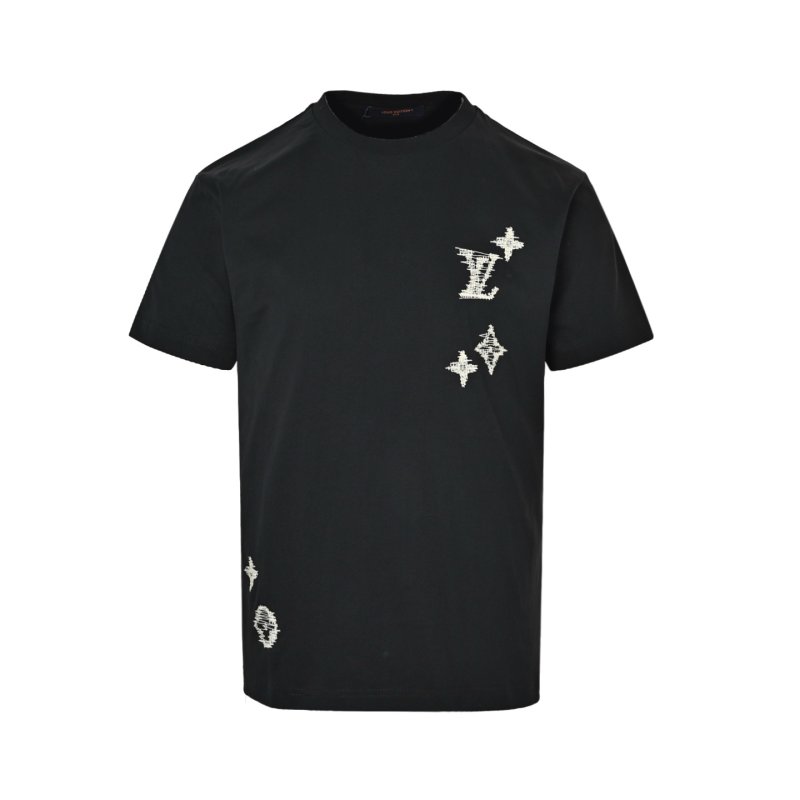 Chrome Hearts Black Gold Cross Graphic T-Shirt view