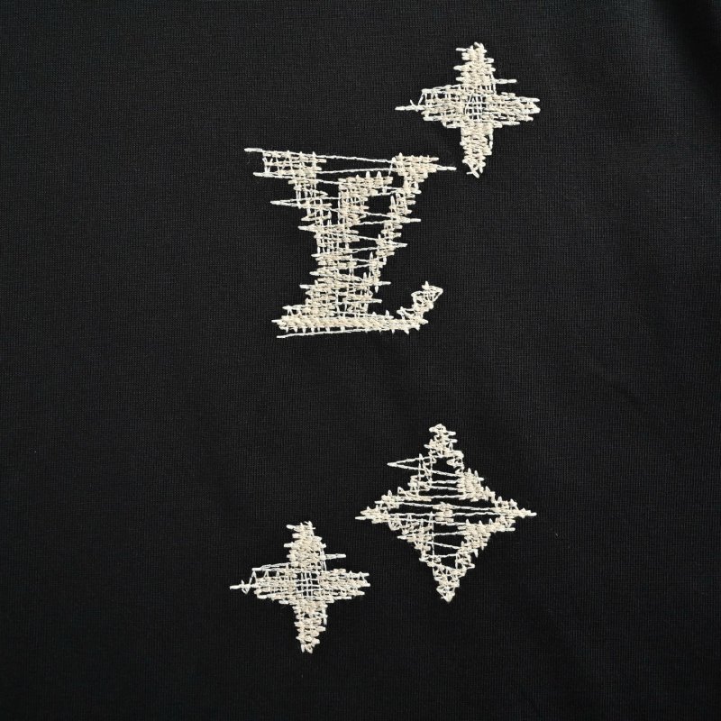 Chrome Hearts Black Gold Cross Graphic T-Shirt view