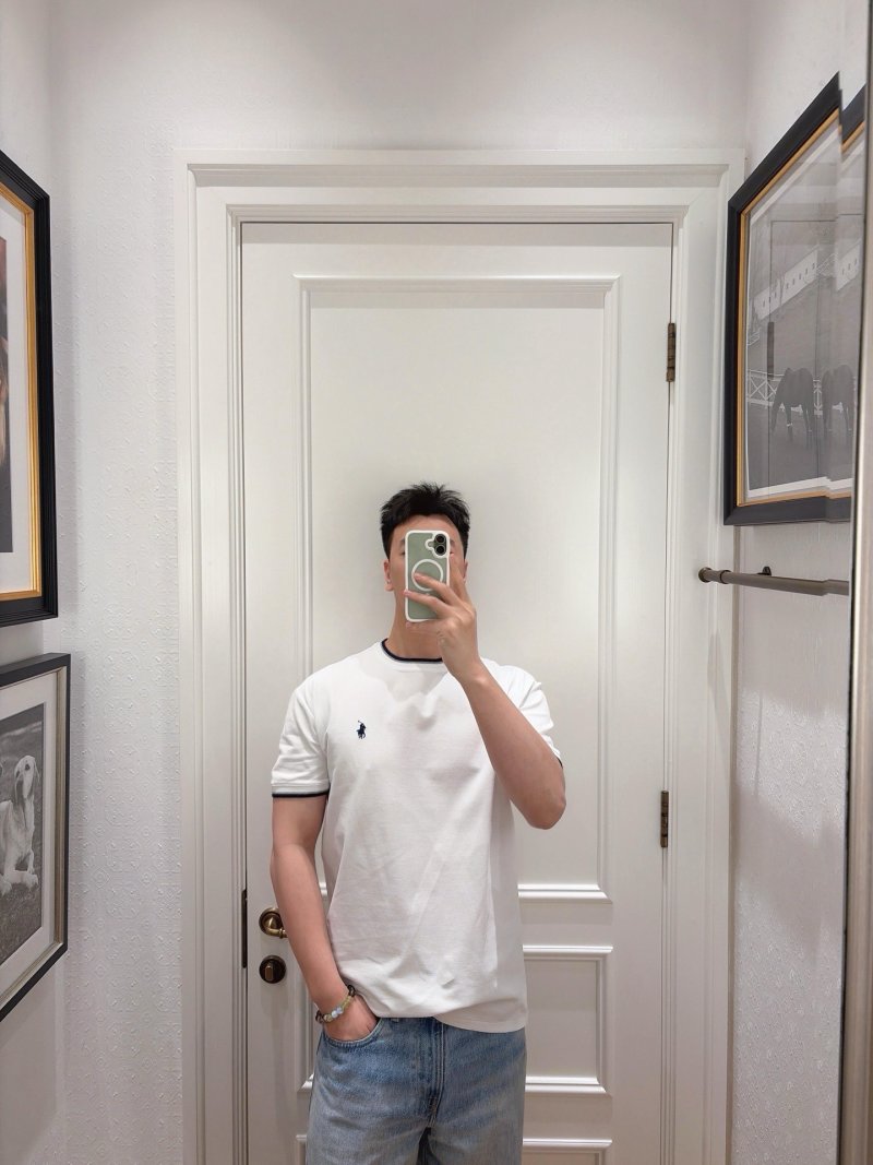 Polo Ralph Lauren White Crew Neck T-Shirt
