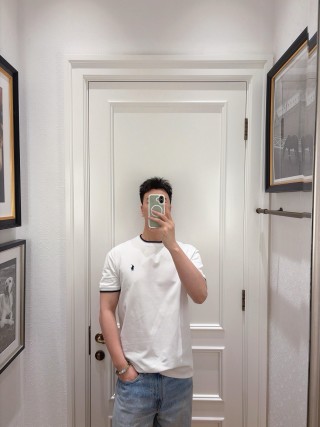 Polo Ralph Lauren White Crew Neck T-Shirt view 1