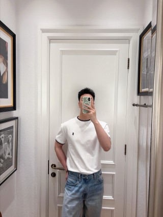 Polo Ralph Lauren White Crew Neck T-Shirt view 3