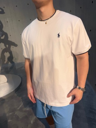 Polo Ralph Lauren White Crew Neck T-Shirt view 8
