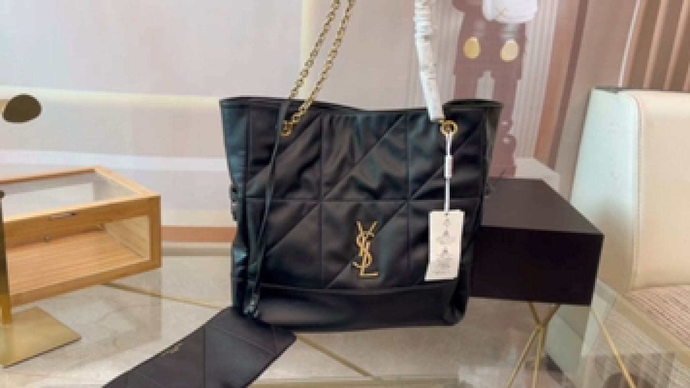YSL Loulou Quilted Black Leather Shoulder Bag