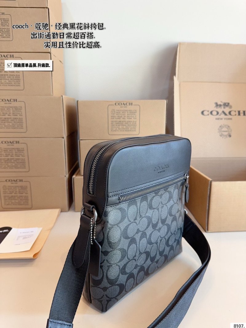 Coach Black Signature Crossbody Shoulder Bag view
