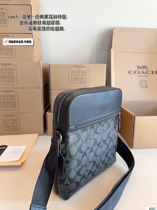Coach Black Signature Crossbody Shoulder Bag view 2