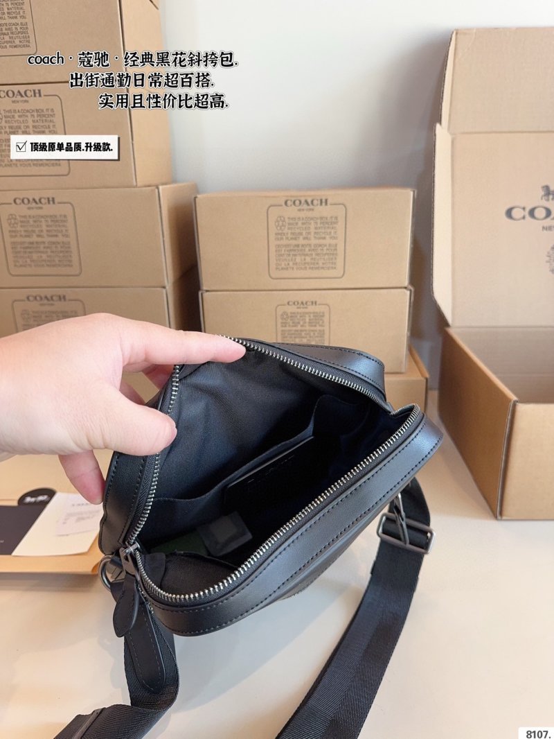 Coach Black Signature Crossbody Shoulder Bag view