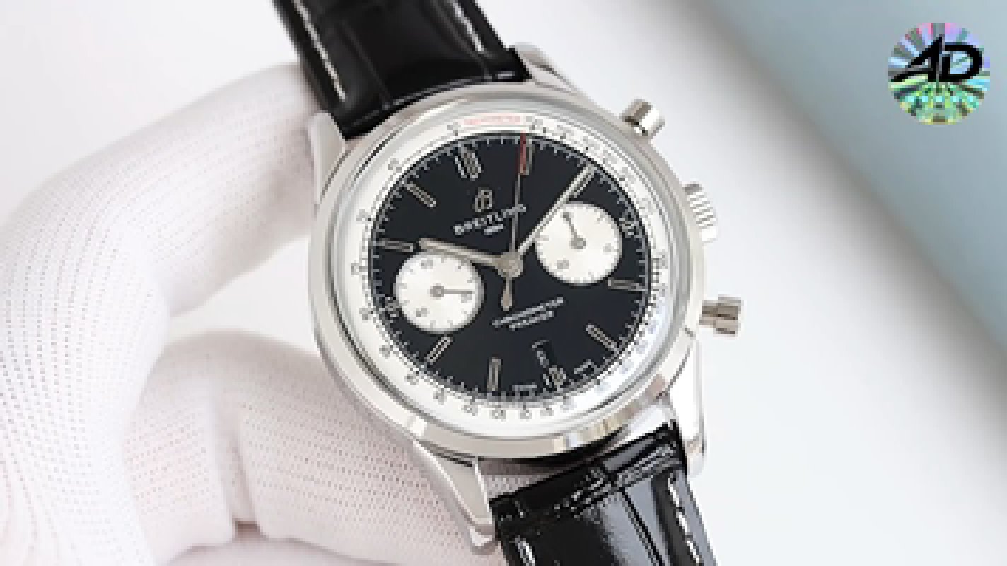 Breitling Navitimer 42mm Chronograph Black Dial Steel Watch