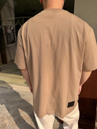 We11done Logo T-Shirt Beige view 6