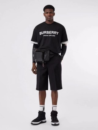 Burberry London England Black T-Shirt view 1