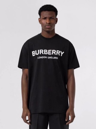Burberry London England Black T-Shirt view 2