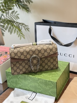 Gucci Dionysus GG Canvas Shoulder Bag Beige Brown video