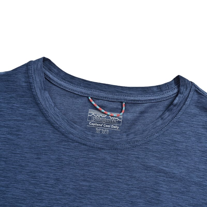 Navy Heather Crewneck Short Sleeve T-Shirt view