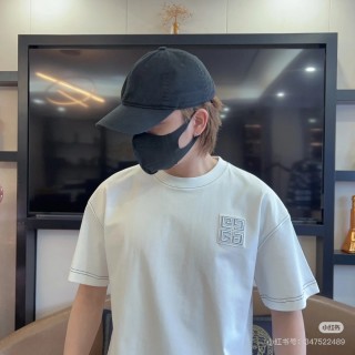 Givenchy Embroidered Logo White T-Shirt view 4