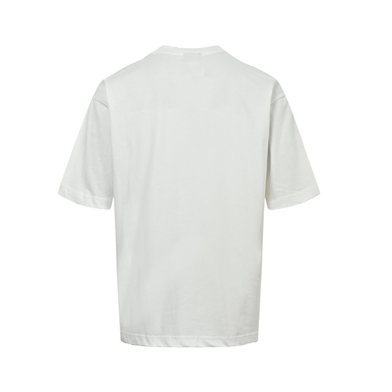 White Graphic Print Short Sleeve T-Shirt view