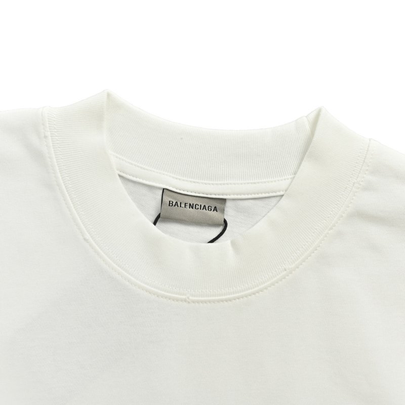 White Graphic Print Short Sleeve T-Shirt view