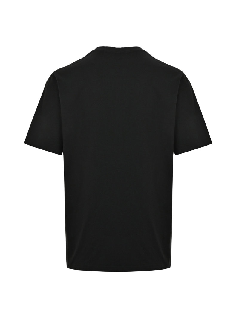 Burberry Black Gold Horse Logo T-Shirt view