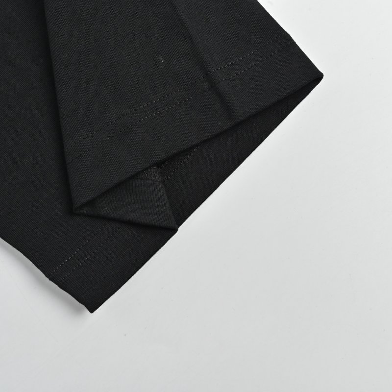 Burberry Black Gold Horse Logo T-Shirt view
