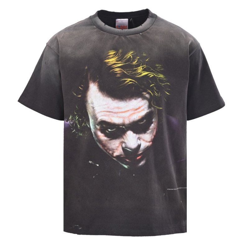 Charcoal Graphic Portrait T-Shirt view