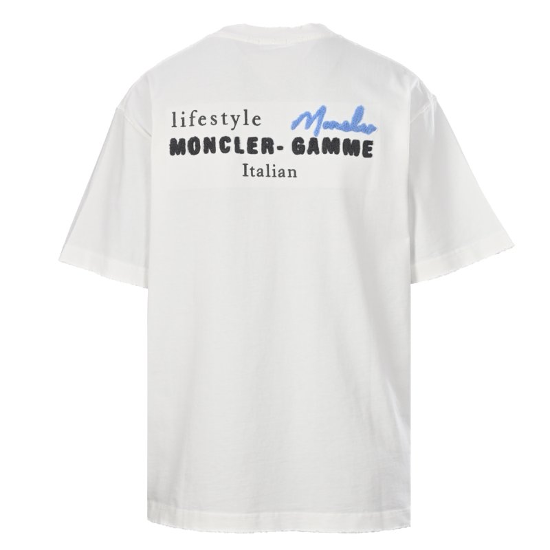 Moncler Gamme Lifestyle Margiela White T-Shirt view