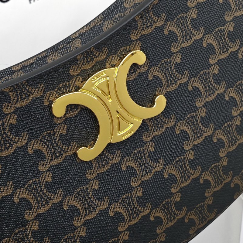 Celine Tilly Underarm Bag – Monogram Canvas with Gold Hardware view