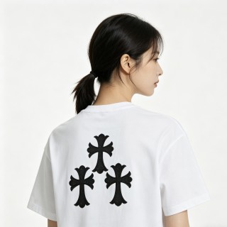 Chrome Hearts Logo White T-Shirt view 6