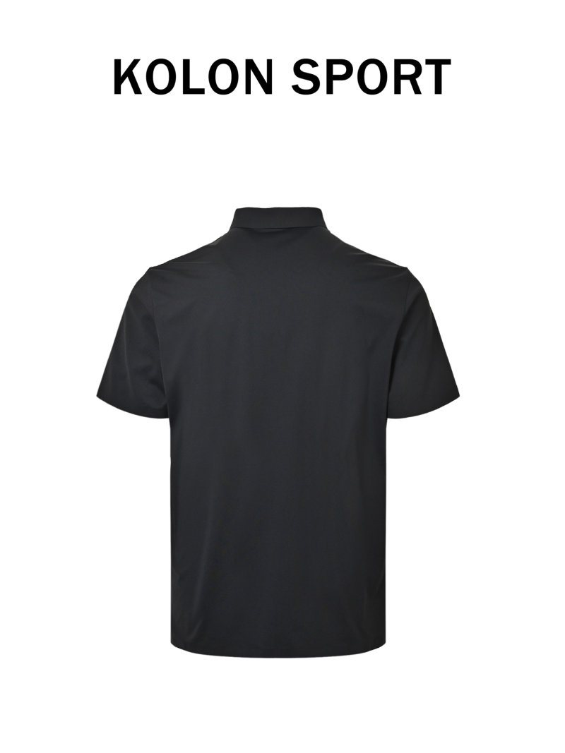 Loewe Embroidered Logo Short-Sleeve Polo - Black view