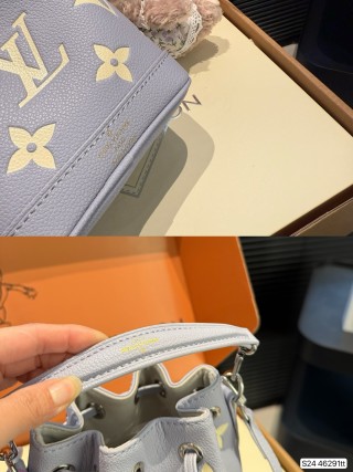 Louis Vuitton Noe Bucket Bag Lavender Monogram view 7