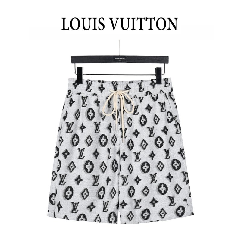 Louis Vuitton Monogram Jacquard Shorts White