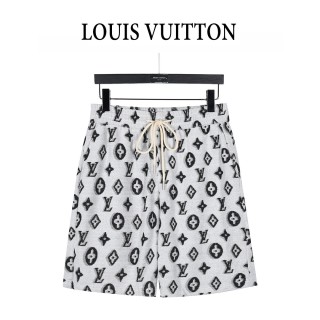 Louis Vuitton Monogram Jacquard Shorts White view 1
